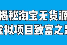 丰树盈用户专享：淘宝虚拟项目如何赚钱-丰树盈软件团队官方网站